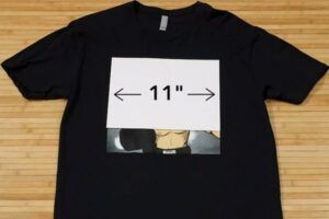 Large Front Graphic Size
