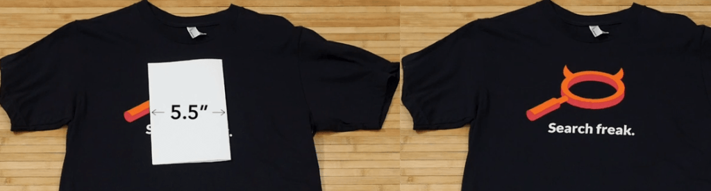 Small Shirt Graphic Size