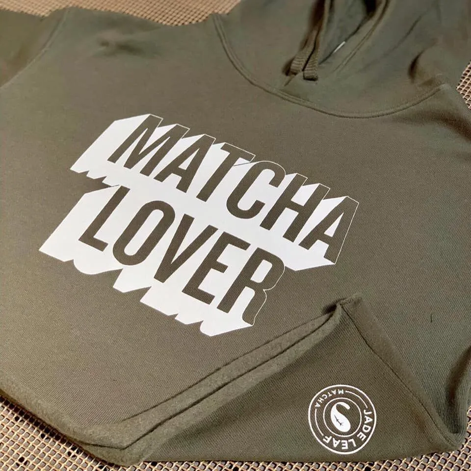 Matcha Lover green hoodie