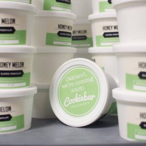 Ice cream label