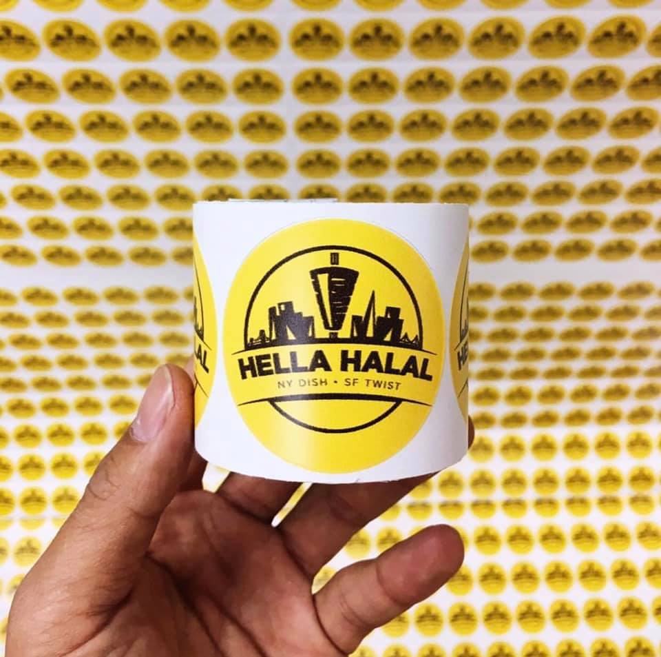 Restaurant stickers