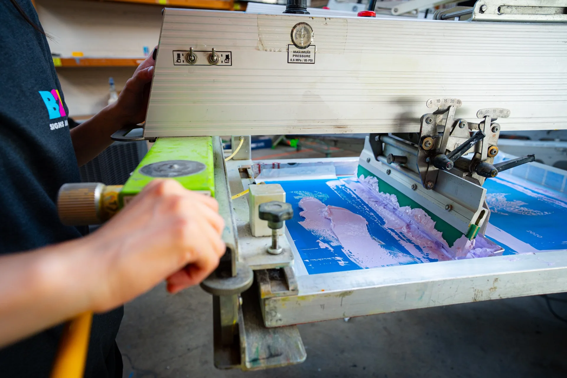 Screen printing sample 34